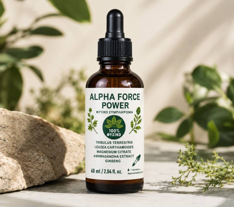 ALPHA FORCE POWER™ - Ανακτήστε τη ζωντάνια και την ανδρική σας δύναμη με φυσικό τρόπο!