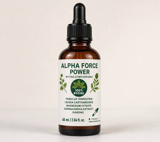 ALPHA FORCE POWER™ - Φυσική υποστήριξη για ανδρική ζωτικότητα, ενέργεια και αυτοπεποίθηση!